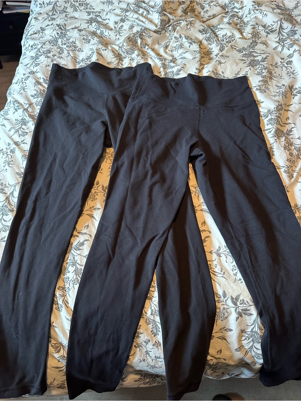 TNA Black High-Waist Leggings Set - Pair of Classic Black